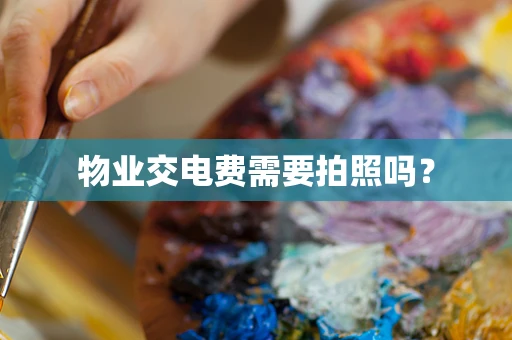 物业交电费需要拍照吗？