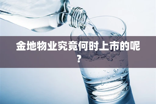 金地物业究竟何时上市的呢？