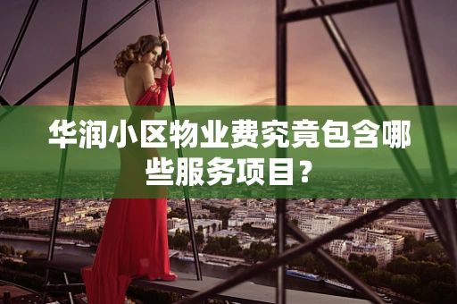 华润小区物业费究竟包含哪些服务项目？