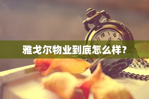 雅戈尔物业到底怎么样？