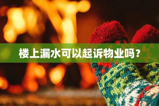 楼上漏水可以起诉物业吗？