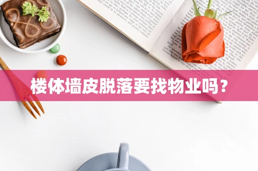 楼体墙皮脱落要找物业吗？