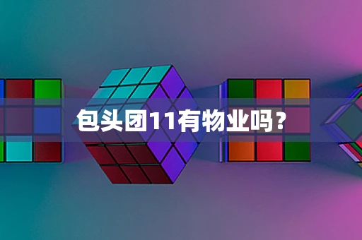 包头团11有物业吗？
