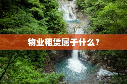 物业租赁属于什么？