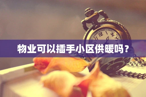 物业可以插手小区供暖吗？