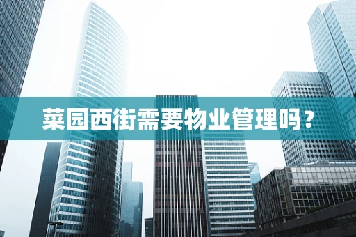 菜园西街需要物业管理吗？