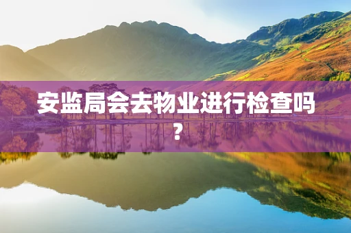 安监局会去物业进行检查吗？