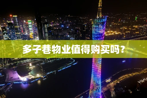 多子巷物业值得购买吗？