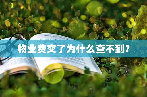 物业费交了为什么查不到？