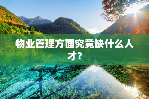 物业管理方面究竟缺什么人才？