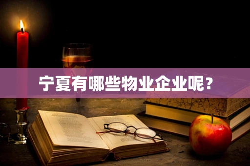 宁夏有哪些物业企业呢？