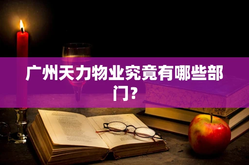 广州天力物业究竟有哪些部门？