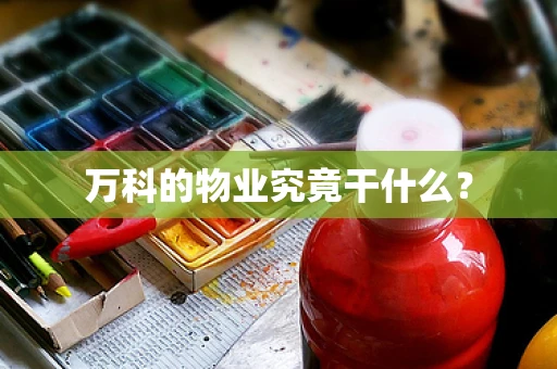 万科的物业究竟干什么？