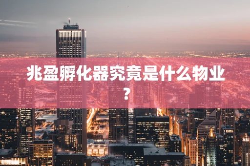兆盈孵化器究竟是什么物业？
