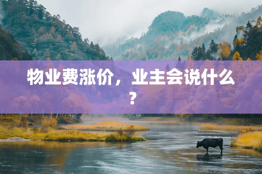 物业费涨价，业主会说什么？