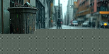 物业下雨就不能清理垃圾了吗？
