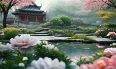 桃源花园物业管事吗？