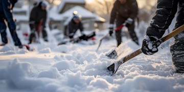 美的物业扫雪工作累吗？